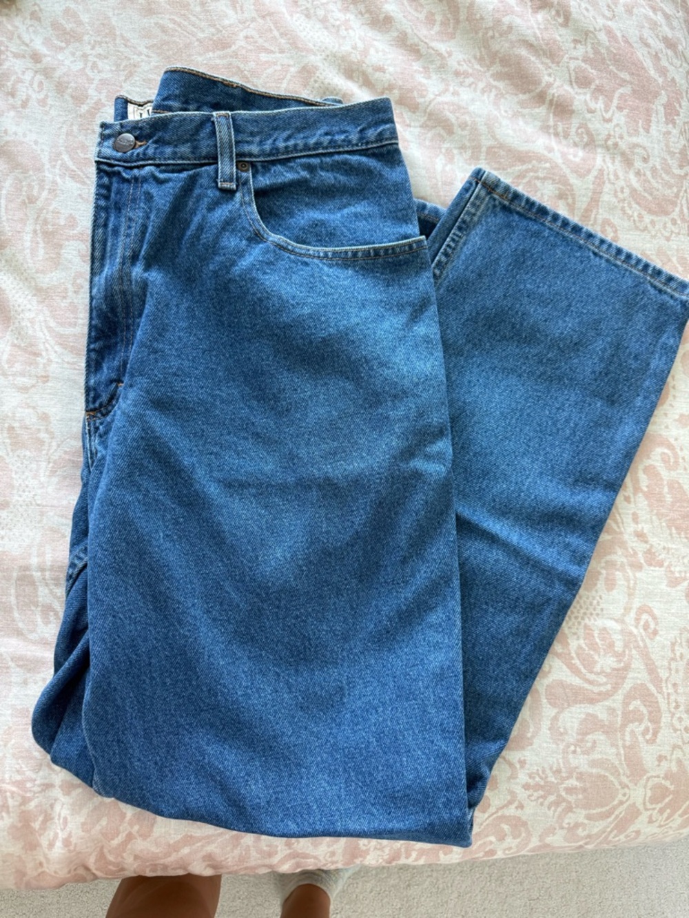 L.L. Bean Men's Dark Blue Relaxed Fit Jeans